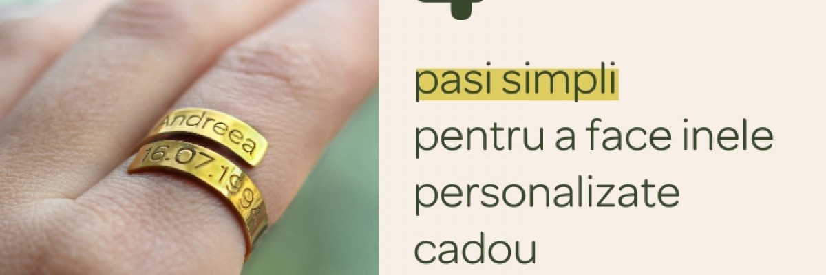 4 pasi simpli pentru a face inele personalizate cadou