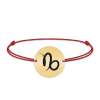 Amelie - Bratara personalizata snur banut cu semn zodiacal din argint 925 placat cu aur galben 24K Amelie - Bratara personalizata snur banut cu semn zodiacal din argint 925 placat cu aur galben 24K