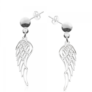 Angela - Cercei personalizati aripi cu tija din argint 925