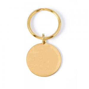 Baby - Breloc personalizat nastere/ botez din argint 925 placat cu aur galben 24K