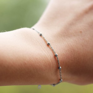 Bratara mana/picior din argint 925- Ball