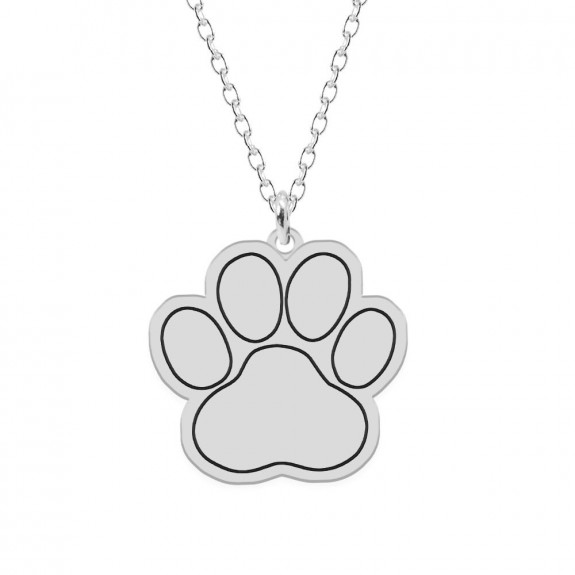 Bella - Colier personalizat din argint - labuta