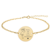 Charlotte - Bratara personalizata din argint 925 placat cu aur galben 24K pentru Educatoare Charlotte - Bratara personalizata din argint 925 placat cu aur galben 24K pentru Educatoare