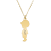 Child - Colier personalizat baietel din argint 925 placat cu aur galben 24K