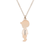 Child - Colier personalizat baietel din argint 925 placat cu aur roz