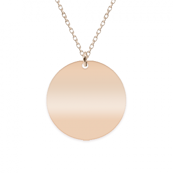 Discipulus - Colier personalizat invatatoare din argint 925 placat cu aur roz