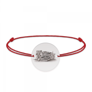 Doxa - Bratara personalizata snur educatoare din argint 925