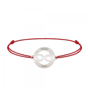 Eternity - Bratara personalizata snur infinit in cerc din argint 925