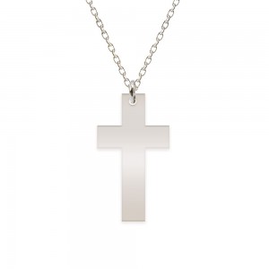 Faith - Colier argint 925 personalizat cu text - cruce