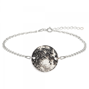 Full Moon - Bratara personalizata din argint 925 Luna plina
