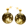 Full Moon - Cercei personalizati luna plina din argint 925 placat cu aur galben 24K Full Moon - Cercei personalizati luna plina din argint 925 placat cu aur galben 24K