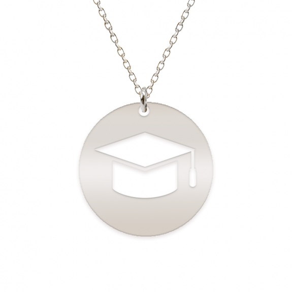 Gaudeamus - Colier personalizat absolvire din argint 925 Gaudeamus - Colier personalizat absolvire din argint 925
