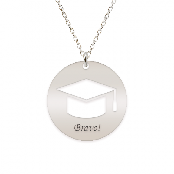 Gaudeamus - Colier personalizat absolvire din argint 925 Gaudeamus - Colier personalizat absolvire din argint 925