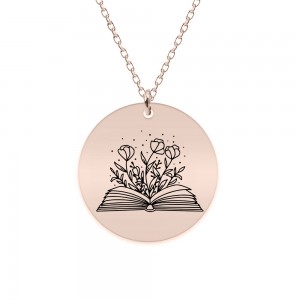 Growing - Colier personalizat pentru profesori din argint 925 placat cu aur roz Growing - Colier personalizat pentru profesori din argint 925 placat cu aur roz