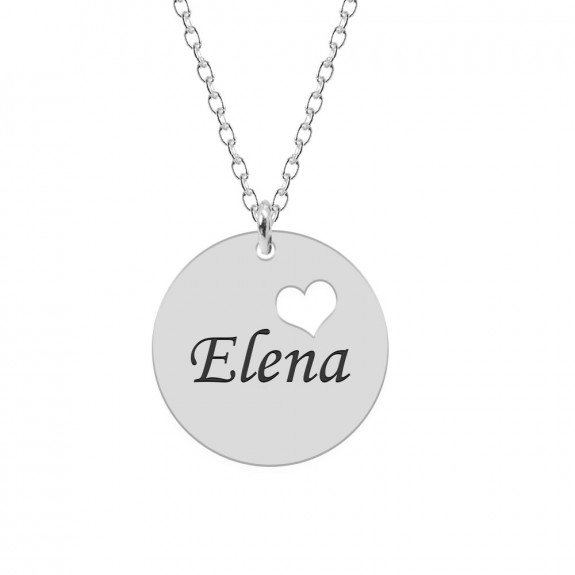 Ingrid - Colier personalizat banut cu nume din argint 925 Ingrid - Colier personalizat banut cu nume din argint 925
