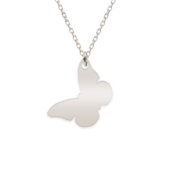 Letak - Colier personalizat cu fluturas din argint 925 Letak - Colier personalizat cu fluturas din argint 925