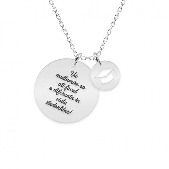 Magister - Colier personalizat profesoar din argint 925 Magister - Colier personalizat profesoar din argint 925