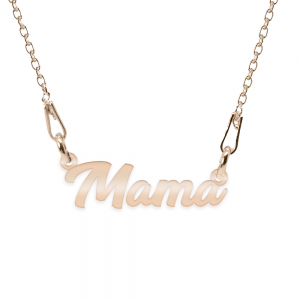 Mommy - Colier personalizat din argint 925 placat cu aur roz - Mama