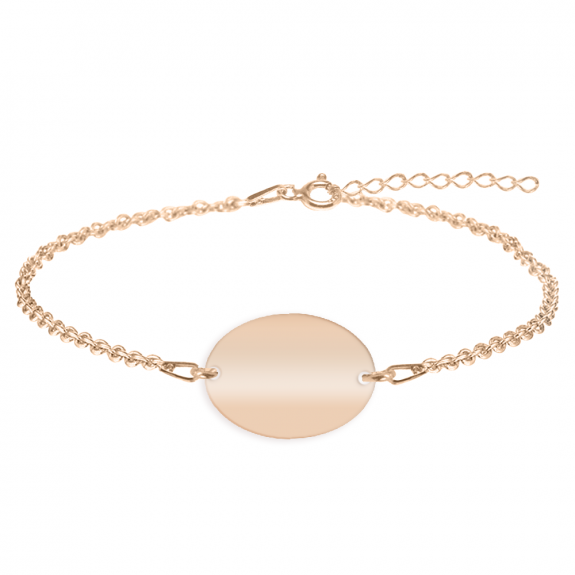 Master - Bratara personalizata absolvire "To teach is to love" din argint 925 placat cu aur roz