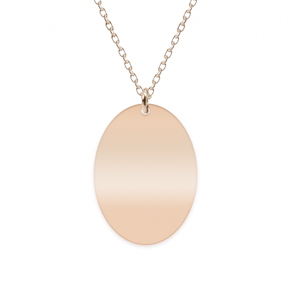Master - Colier personalizat absolvire "To teach is to love" din argint 925 placat cu aur roz