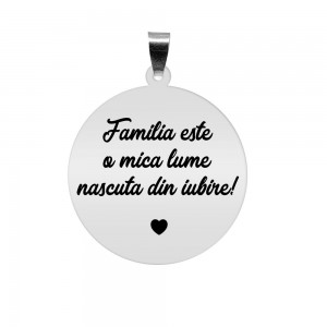 Me - Pandantiv personalizat cu fotografie din argint 925 Me - Pandantiv personalizat cu fotografie din argint 925