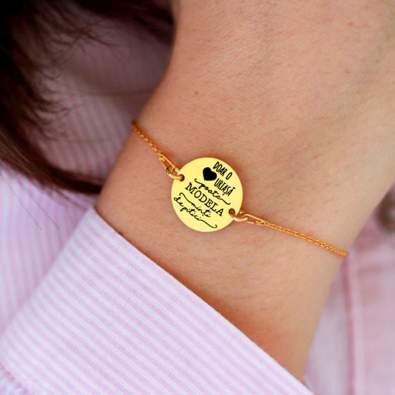 Mia - Bratara personalizata pentru educatoare/invatatoare/profesoara din argint 925 Mia - Bratara personalizata pentru educatoare/invatatoare/profesoara din argint 925