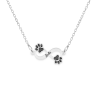 Niky - Colier personalizat infinit si labute cu nume din argint 925 Niky - Colier personalizat infinit si labute cu nume din argint 925