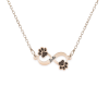 Niky - Colier personalizat infinit si labute cu nume din argint 925 placat cu aur roz Niky - Colier personalizat infinit si labute cu nume din argint 925 placat cu aur roz