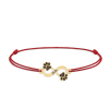 Niky - Bratara personalizata snur infinit si labute cu nume din argint 925 placat cu aur galben 24K Niky - Bratara personalizata snur infinit si labute cu nume din argint 925 placat cu aur galben 24K