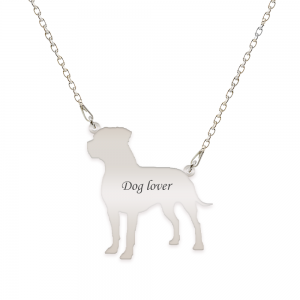 Pitbull - Colier personalizat Pitbull din argint 925
