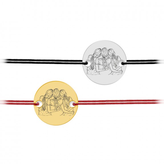 Queens - Bratara personalizata pentru cele mai bune prietene - snur Queens - Bratara personalizata pentru cele mai bune prietene - snur