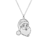 Santa - Colier personalizat Mos Craciun din argint 925 Santa - Colier personalizat Mos Craciun din argint 925