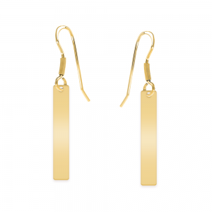 Sara- Cercei personalizati din argint  925 placat cu aur galben 24K Sara- Cercei personalizati din argint  925 placat cu aur galben 24K