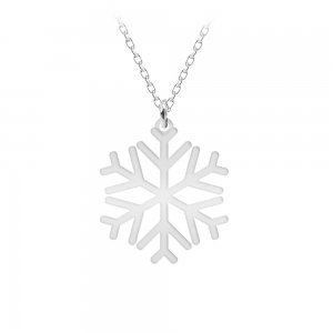 Snowflake - Colier personalizat argint 925 cu pandantiv Fulg
