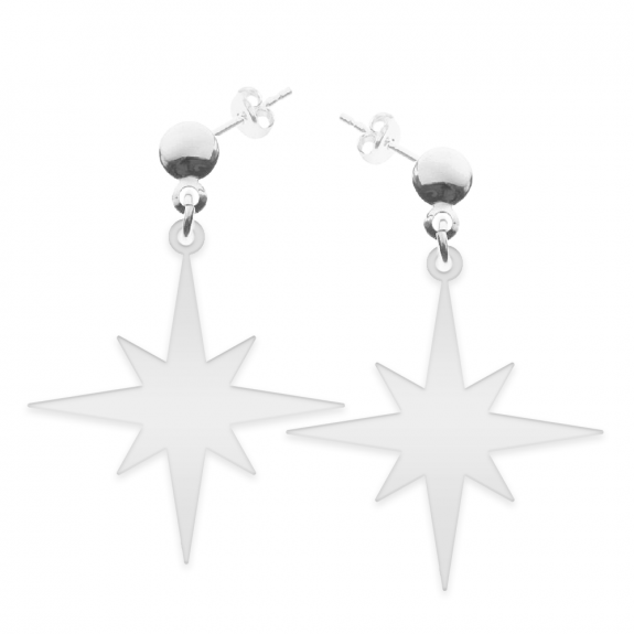 Star Light - Cercei personalizati steluta cu tija din argint 925 Star Light - Cercei personalizati steluta cu tija din argint 925