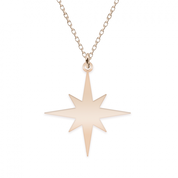 Star Light - Colier personalizat steluta din argint 925 placat cu aur roz Star Light - Colier personalizat steluta din argint 925 placat cu aur roz