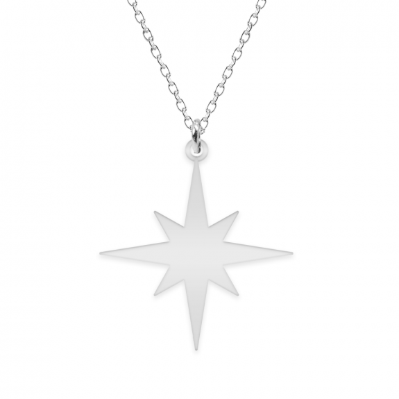 Star Light - Colier personalizat steluta din argint 925