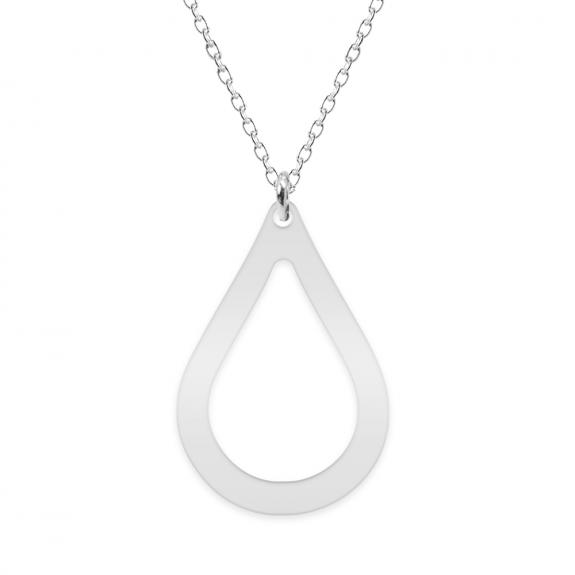 Suze - Colier personalizat lacrimi si nume din argint 925 Suze - Colier personalizat lacrimi si nume din argint 925