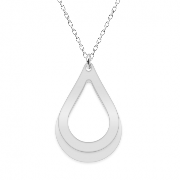 Suze - Colier personalizat lacrimi si nume din argint 925 Suze - Colier personalizat lacrimi si nume din argint 925