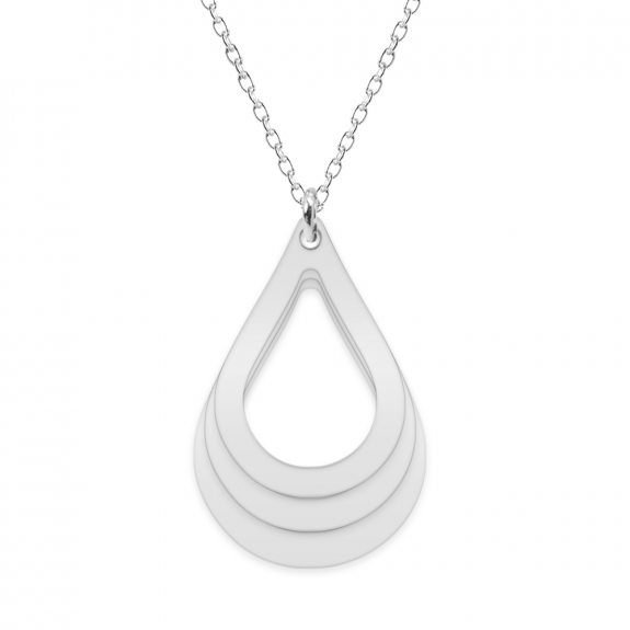 Suze - Colier personalizat lacrimi si nume din argint 925 Suze - Colier personalizat lacrimi si nume din argint 925
