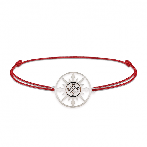 Trip - Bratara personalizata snur busola din argint 925 Trip - Bratara personalizata snur busola din argint 925