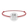 BFF - Bratara cu snur personalizata pentru cei mai buni prieteni din argint 925 BFF - Bratara cu snur personalizata pentru cei mai buni prieteni din argint 925