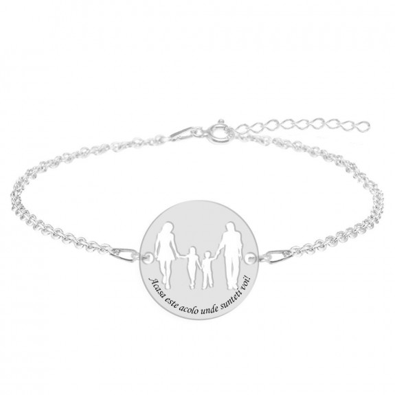 Together - Bratara personalizata din argint 925 -banut Together - Bratara personalizata din argint 925 -banut