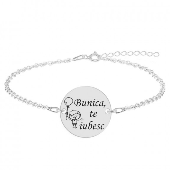 Granny - Bratara personalizata din argint 925 - Banut