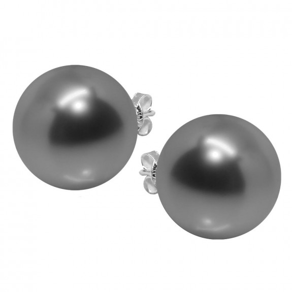 Ares - Cercei Argint si Perle  - Light Grey