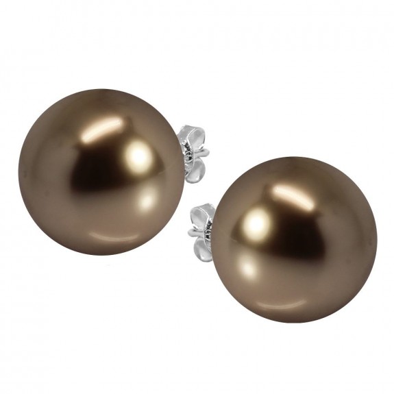 Ares - Cercei Argint si Perle  - Bronze