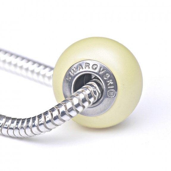 Sorana - Talisman pentru bratari din Cristale  - Pastel Yellow