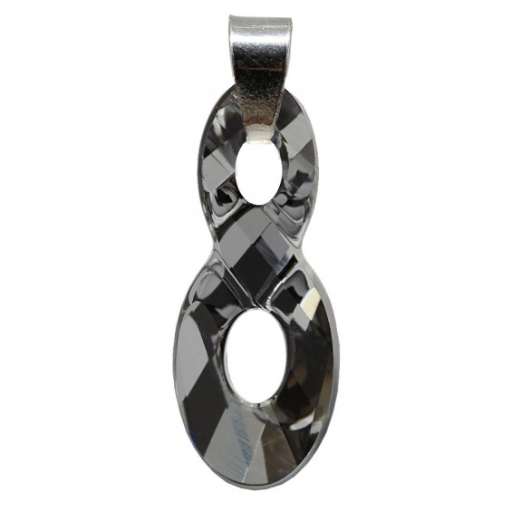 Angy - Pandantiv Argint  si Cristale  - Silver Night