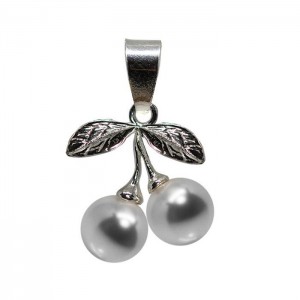 Arya - Pandantiv Argint si Perle  - Crystal