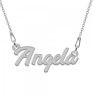 Colier Argint 925, Nume Angela , 45 cm
